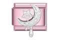 Pink: Crescent Moon & Star