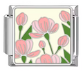 Silver: Pink Flowers
