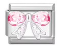 Silver: Pink Ribbon Charm