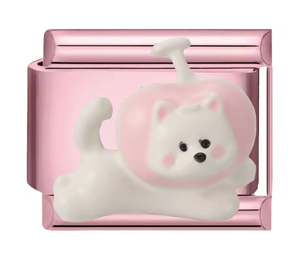 Pink: White Puppy