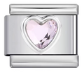 Silver: Pink Heart