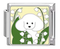 Silver: White Poodle Dog