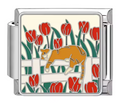 Silver: Orange Fence Cat