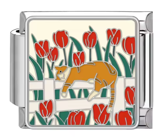 Silver: Orange Fence Cat