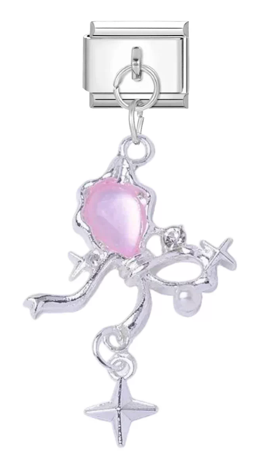 Silver: Dangling Star Ribbon
