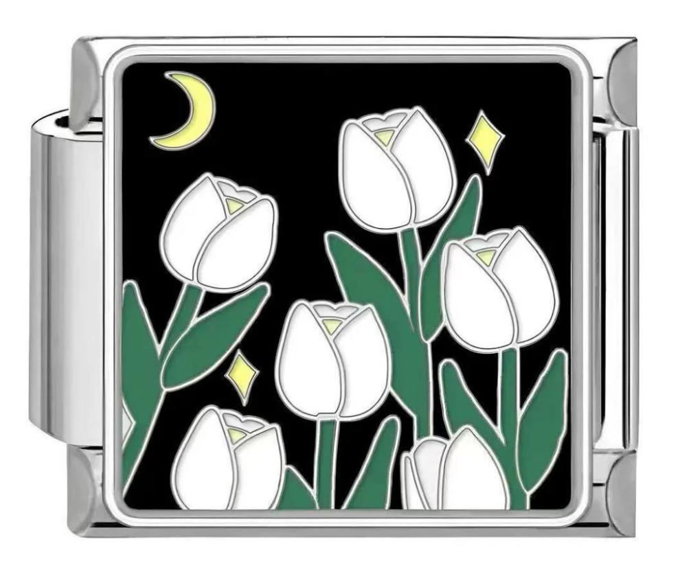 Silver: Black Tulips