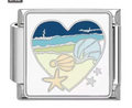 Silver: Seashell heart