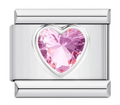 Silver: Pink Heart