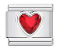 Silver: Red heart