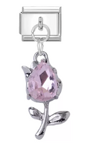 Silver: Dangling Big Rose