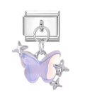 Silver: Dangling Butterfly Star