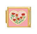 Gold: Heart Roses
