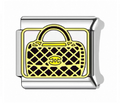 Silver: CC black bag