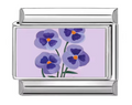 Silver: Purple on purple flowers