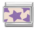 Silver: Purple stars