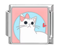 Silver: White cat