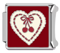 Silver: Red heart cherry