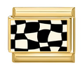 Gold: Wavy checkered