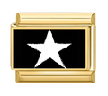 Gold: White star