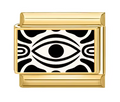 Gold: Black and white eye