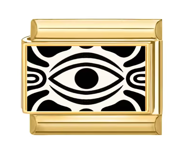 Gold: Black and white eye