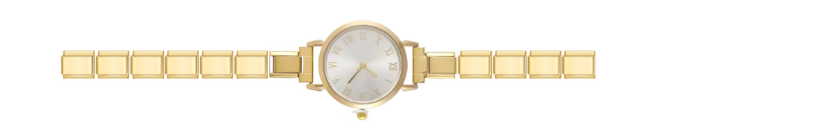Gold Round Watch