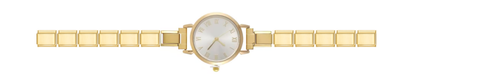 Gold Round Watch