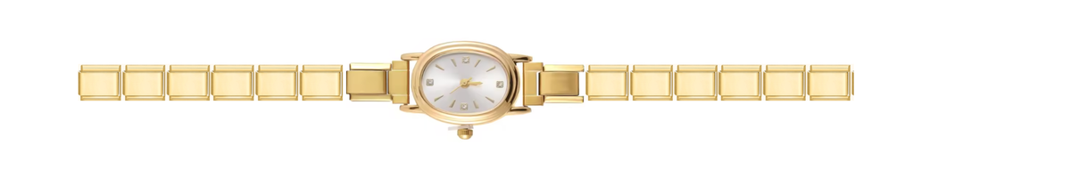 Gold Oval Watch