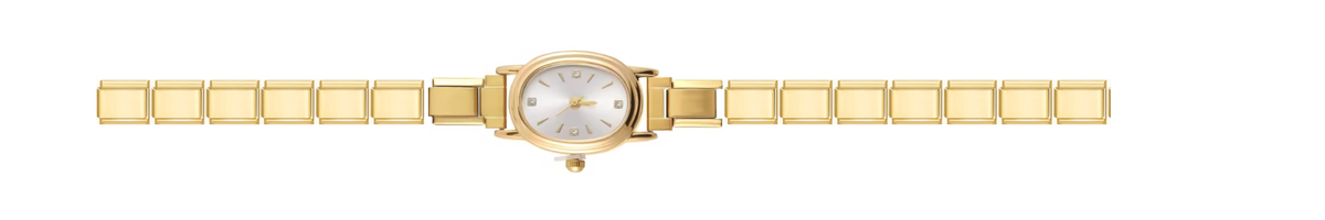 Gold Oval Watch