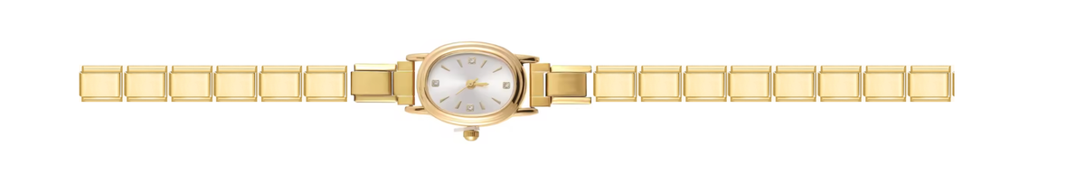 Gold Oval Watch