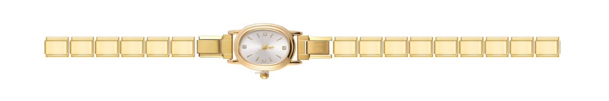 Gold Oval Watch