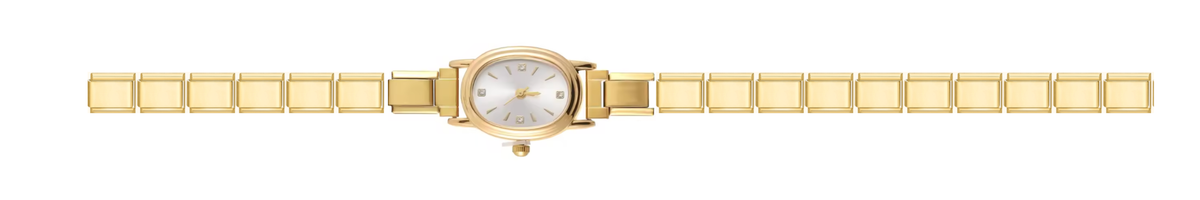 Gold Oval Watch
