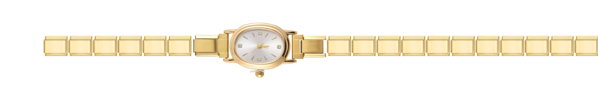 Gold Oval Watch