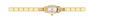 Gold Oval Watch