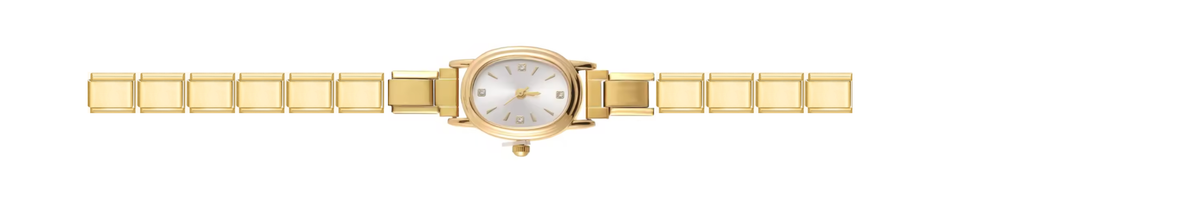 Gold Oval Watch