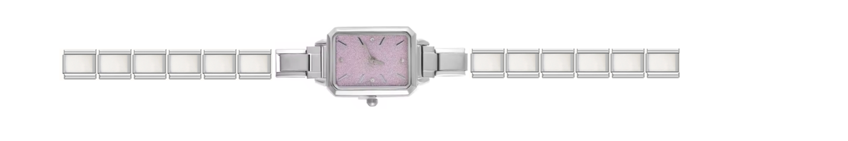 Pink Glitter Watch