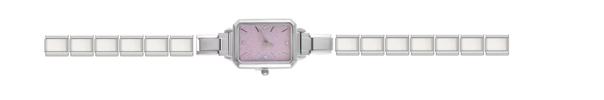 Pink Glitter Watch