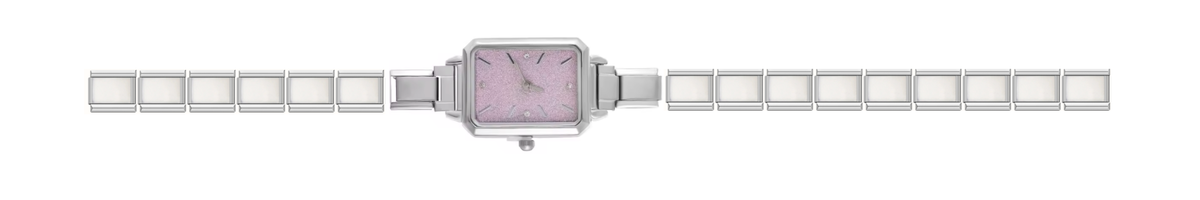 Pink Glitter Watch