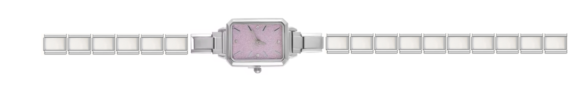 Pink Glitter Watch