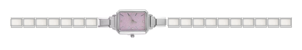 Pink Glitter Watch