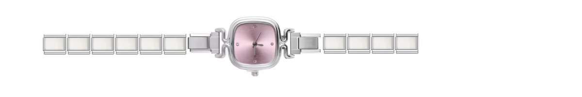 Pink Square Watch