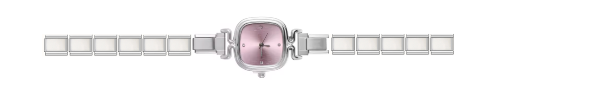 Pink Square Watch