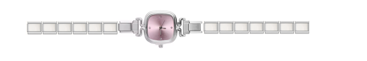 Pink Square Watch