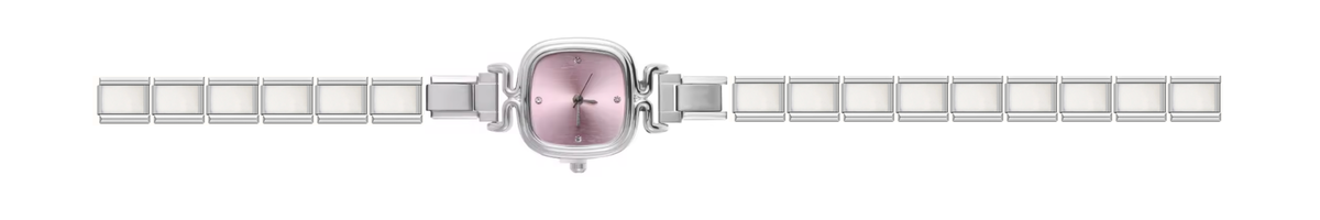 Pink Square Watch