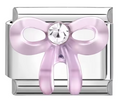 Silver: Pink Bow